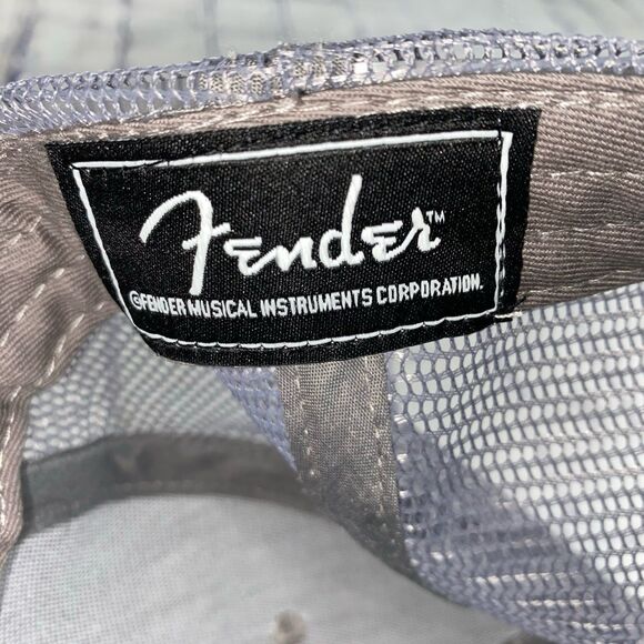 Fender Musical Instrument Corp SnapBack Gray Truckers Cap. LNWOT - Picture 7 of 10